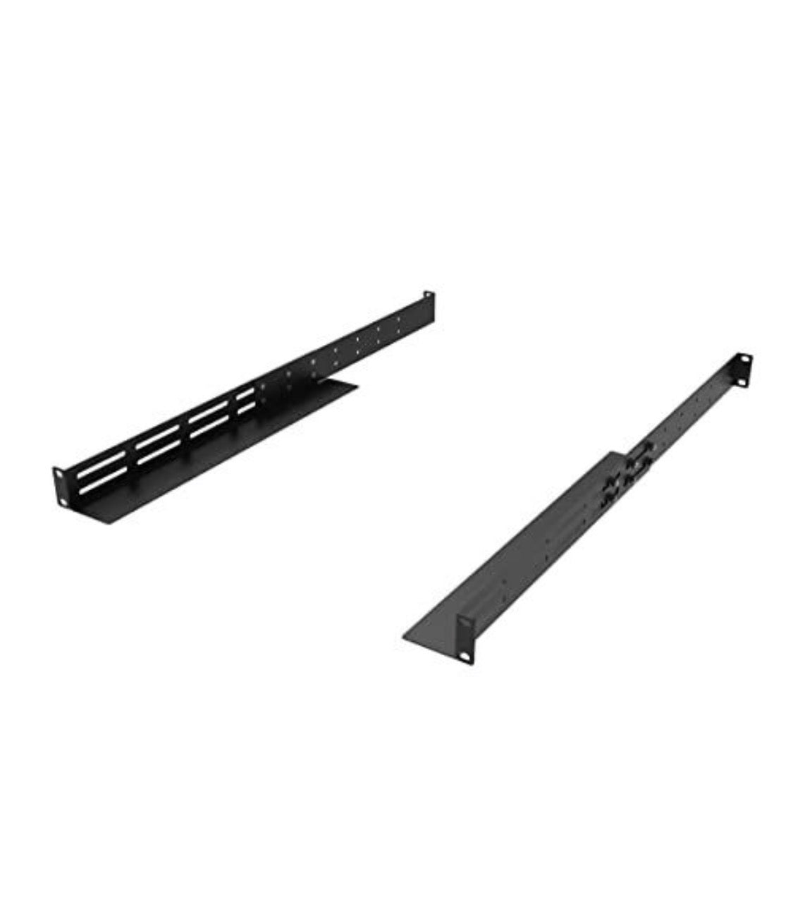 QiaoYoubang 1U Universal Rack Mount Rails - 4-Post Server Rack Shelf Rail, 16-29 Inch Adjustable Depth for APC HP IBM DELL Compaq