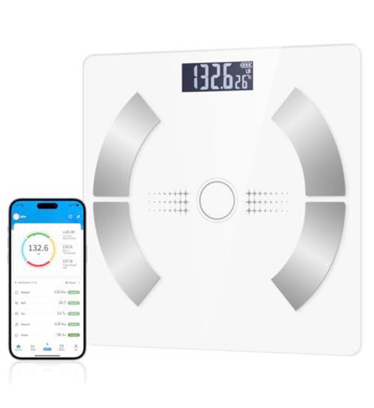 Smart Body Fat Scale with Bluetooth – 16 Measurements | Open Box