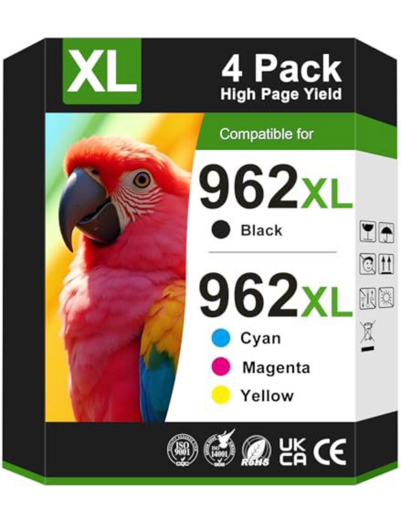 HP Ink Cartridge 962XL (4 Pack)