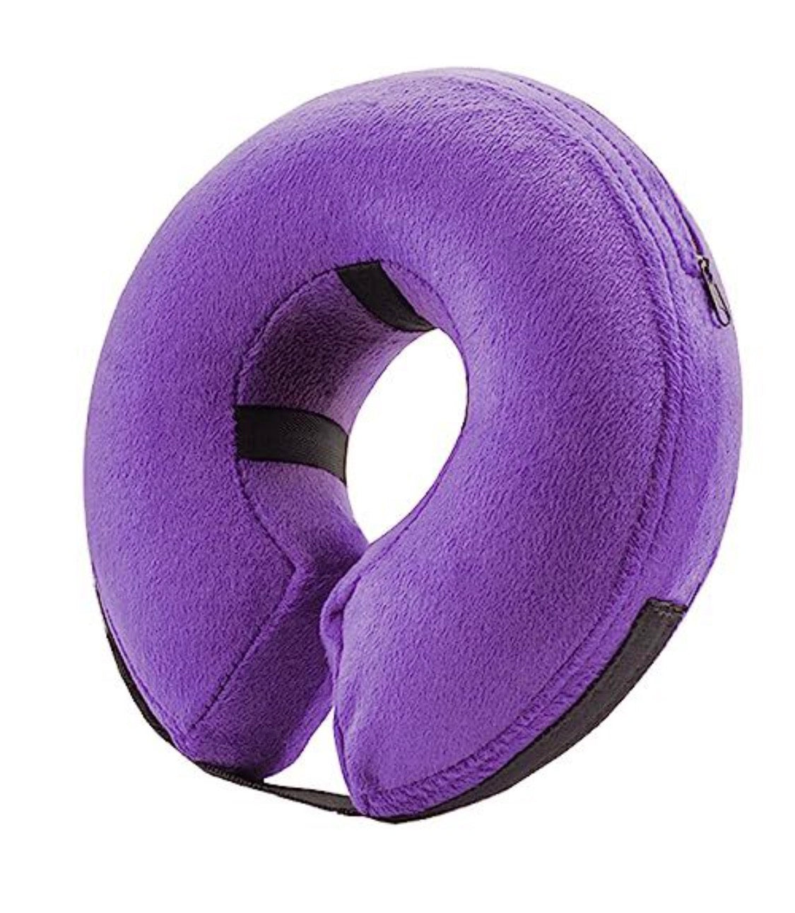 BENCMATE Inflatable Dog Cone Collar Alternative – Soft Recovery E-Collar Donut for Small Medium Large Dogs & Cats After Surgery (Large, Purple)
