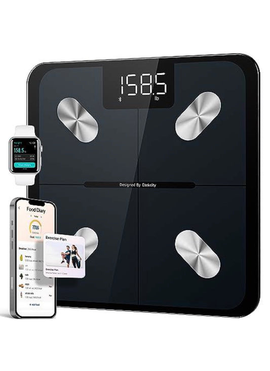 Etekcity Smart Body Weight Scale – BMI, Body Fat, Muscle Mass, Bluetooth, FSA/HSA Eligible