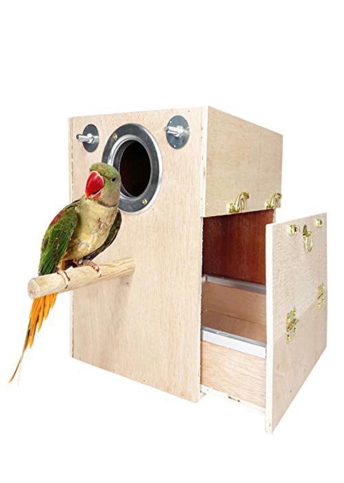 kathson Wooden Parakeet Nesting Box